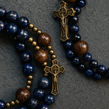 Load image into Gallery viewer, Just a Guy in the Pew Triple Wrap Rosary Bracelet by Crux Invicta